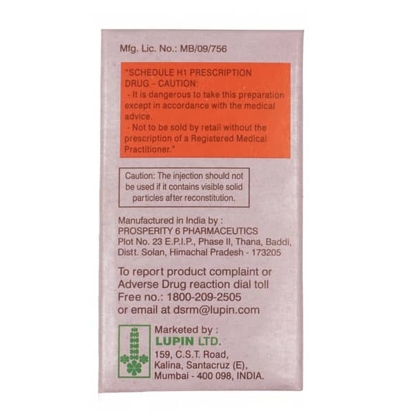 Combitaz Dry Vial Of 1.125gm Powder For Injection