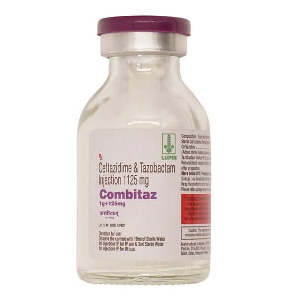 Combitaz Dry Vial Of 1.125gm Powder For Injection