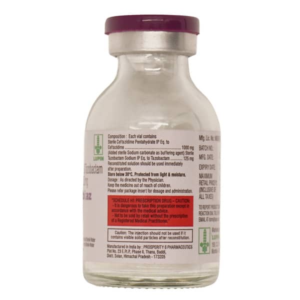 Combitaz Dry Vial Of 1.125gm Powder For Injection