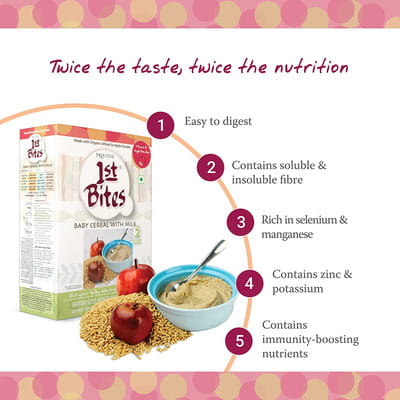 First Food Wheat Apple Powder 400gm