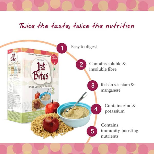 First Food Wheat Apple Powder 400gm