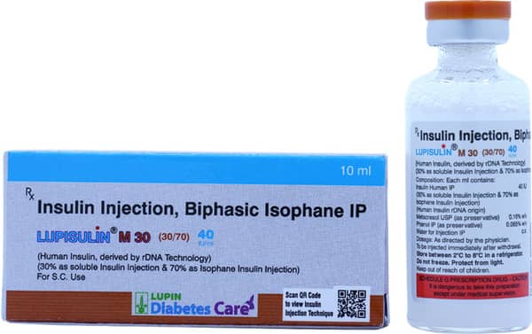 Lupisulin M 30/70 40iu Vial Of 10ml Injection