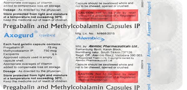 Axogurd Strip Of 10 Capsules