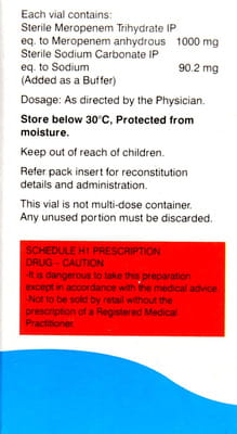 Merotrol 1gm Dry Vial Of 1 Powder For Injection