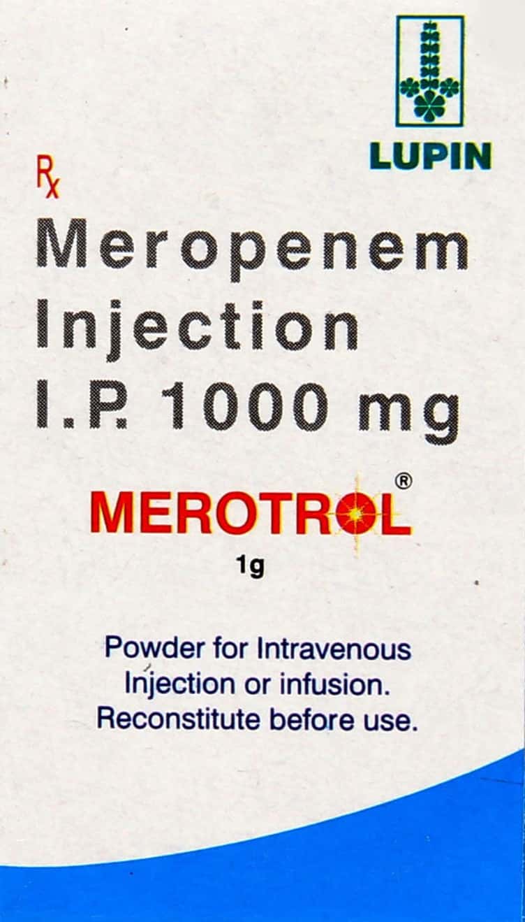 Merotrol 1 G Powder For Injection (1): Uses, Side Effects, Price ...