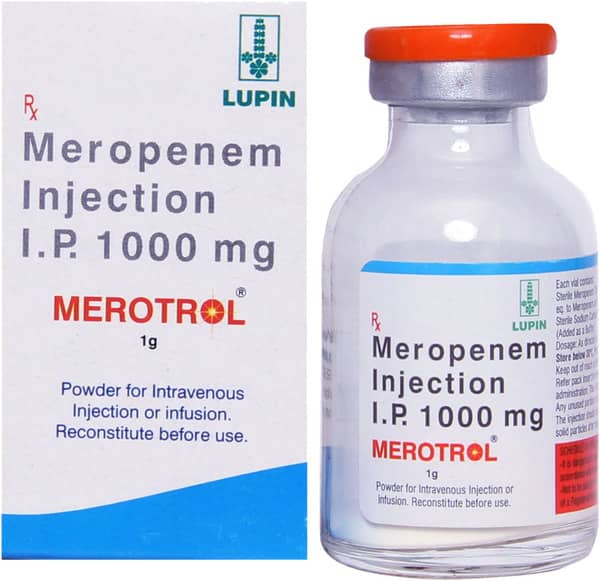 Merotrol 1gm Dry Vial Of 1 Powder For Injection