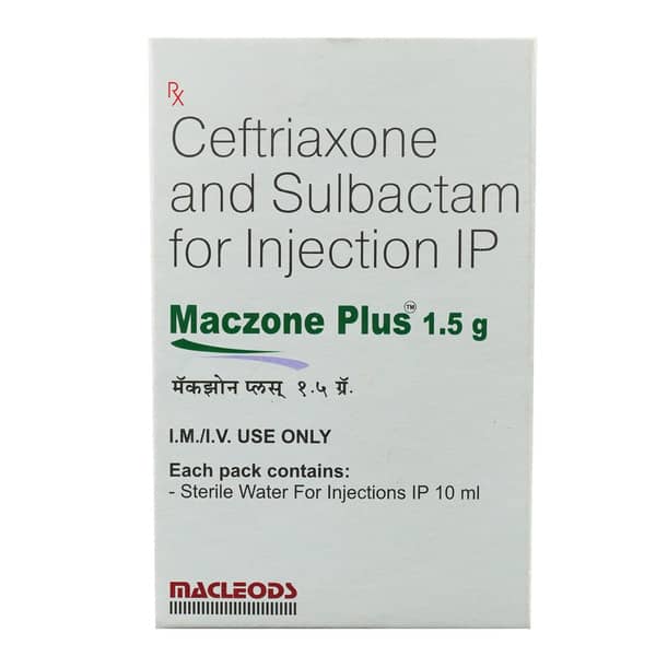 Maczone Plus 1.5Gm Dry Vial Of 1 Powder For Injection