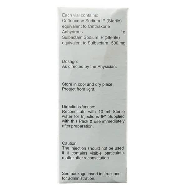 Maczone Plus 1.5Gm Dry Vial Of 1 Powder For Injection