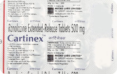 Cartinex 500mg Strip Of 10 Tablets