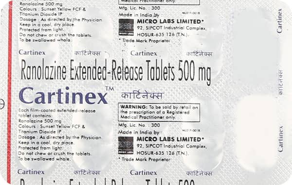Cartinex 500mg Strip Of 10 Tablets