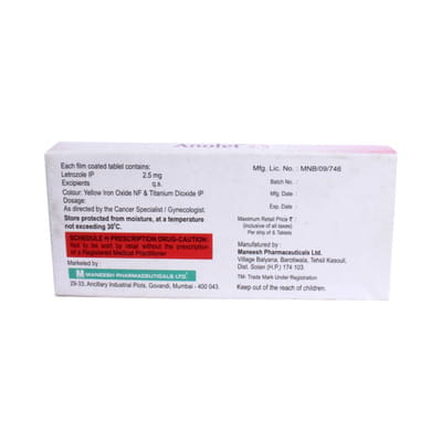 Anolet 2.5mg Strip Of 5 Tablets