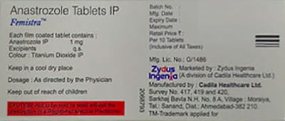 Femistra 1mg Strip Of 10 Tablets