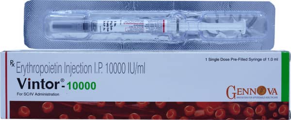 Vintor 10000iu Pre Filled Syringe Of 1ml Injection