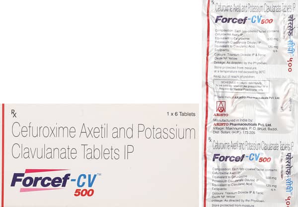 Forcef Cv 500Mg Strip Of 6 Tablets