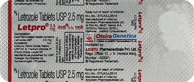 Letpro 2.5mg Strip Of 5 Tablets