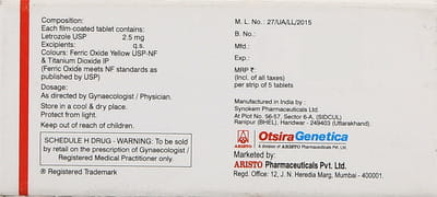 Letpro 2.5mg Strip Of 5 Tablets