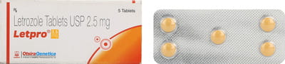 Letpro 2.5mg Strip Of 5 Tablets