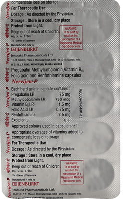 Nervijen P Strip Of 10 Capsules