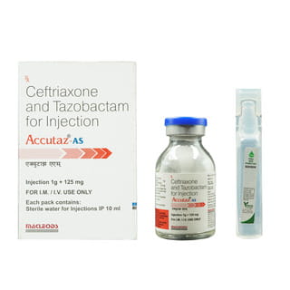 Accutaz As 1Gm/125Mg Dry Vial Of 1 Powder For Injection