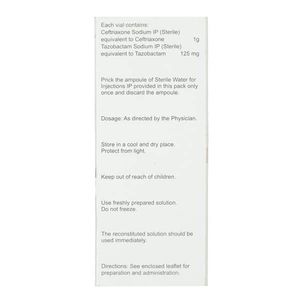Accutaz As 1Gm/125Mg Dry Vial Of 1 Powder For Injection