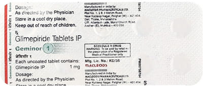 Geminor 1mg Strip Of 10 Tablets