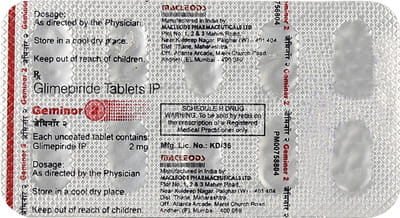 Geminor 2mg Strip Of 10 Tablets