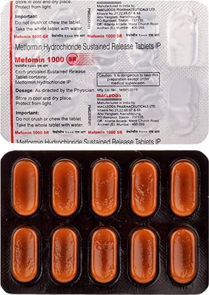 Mefomin Sr 1gm Strip Of 10 Tablets
