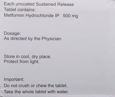 Mefomin Sr 500mg Strip Of 10 Tablets