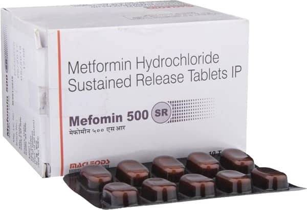Mefomin Sr 500mg Strip Of 10 Tablets