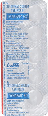 Dynapar Ec 50mg Strip Of 10 Tablets