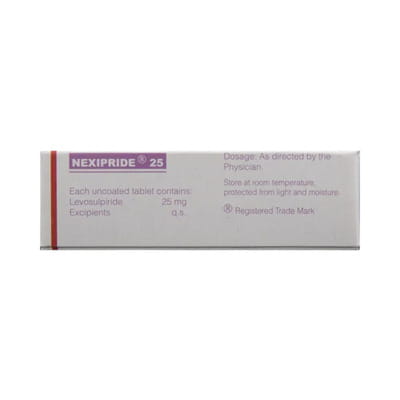 Nexipride 25mg Strip Of 10 Tablets