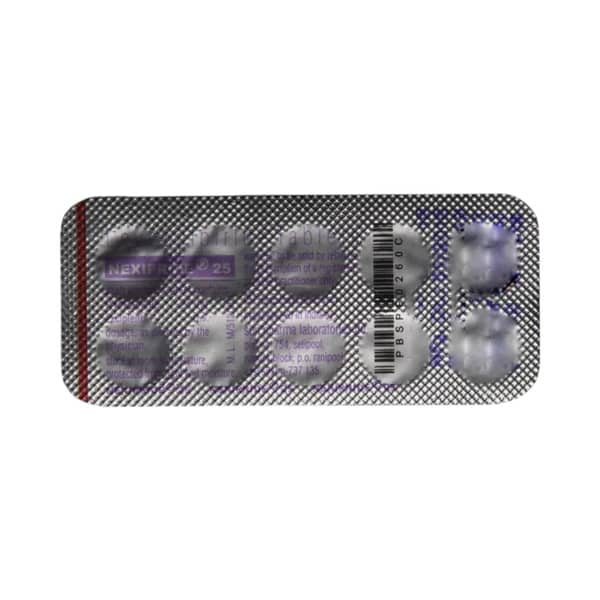 Nexipride 25mg Strip Of 10 Tablets
