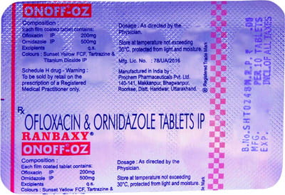 Onoff Oz Strip Of 10 Tablets