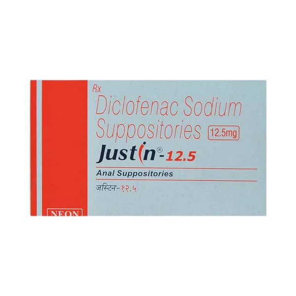 Justin 12.5mg Suppos