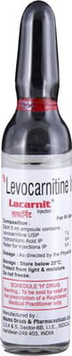 Lacarnit 1gm Ampoule Of 5ml Injection