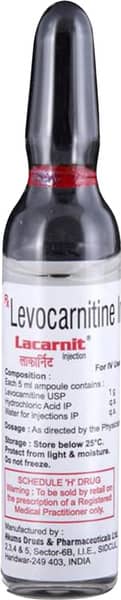 Lacarnit 1gm Ampoule Of 5ml Injection