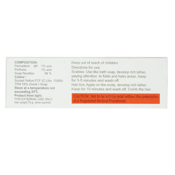Permed 1% Soap 75Gm