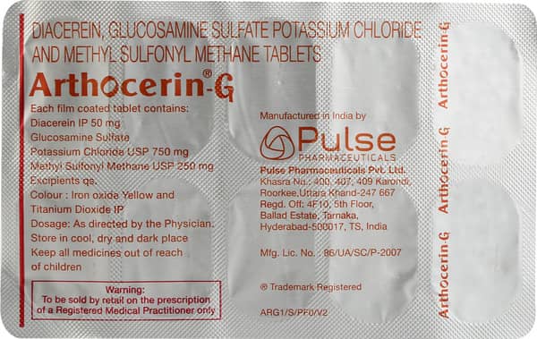 Arthocerin G Strip Of 10 Tablets