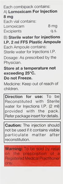 Lorsaid 8Mg Dry Vial Of 1 Powder For Injection