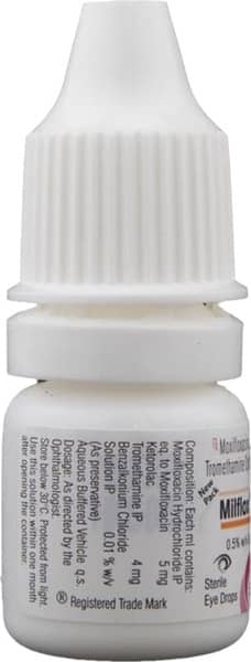 Milflox Plus Bottle Of 5ml Eye Drops