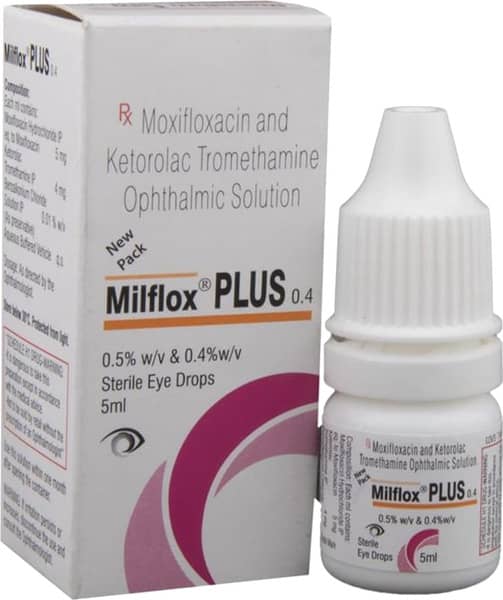 Milflox Plus Bottle Of 5ml Eye Drops