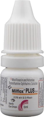 Milflox Plus Bottle Of 5ml Eye Drops