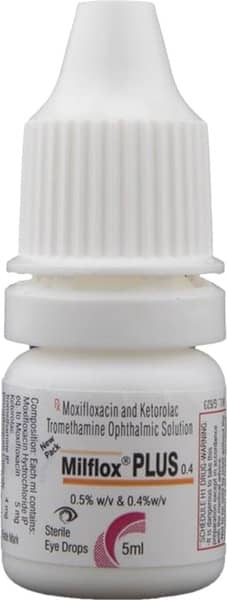 Milflox Plus Bottle Of 5ml Eye Drops