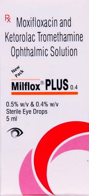 Milflox Plus Bottle Of 5ml Eye Drops