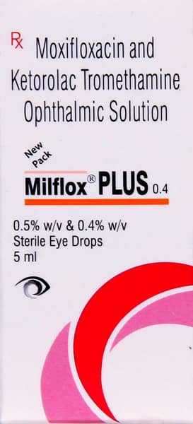 Milflox Plus Bottle Of 5ml Eye Drops