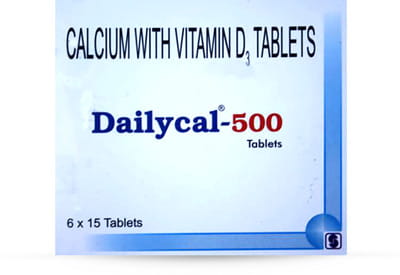 Dailycal 500mg Strip Of 15 Tablets