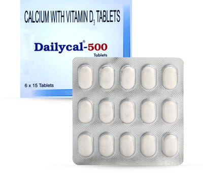Dailycal 500mg Strip Of 15 Tablets