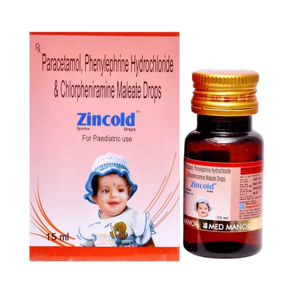 Zincold Bottle Of 15ml Oral Drops