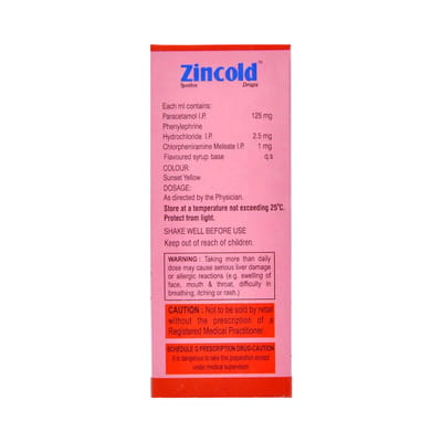 Zincold Bottle Of 15ml Oral Drops