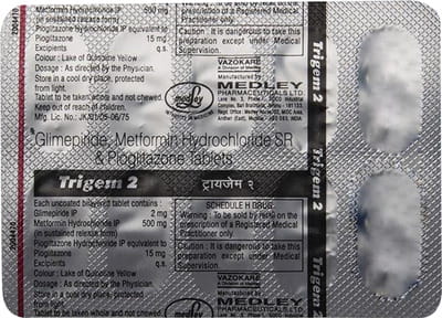 Trigem 2mg Strip Of 10 Tablets